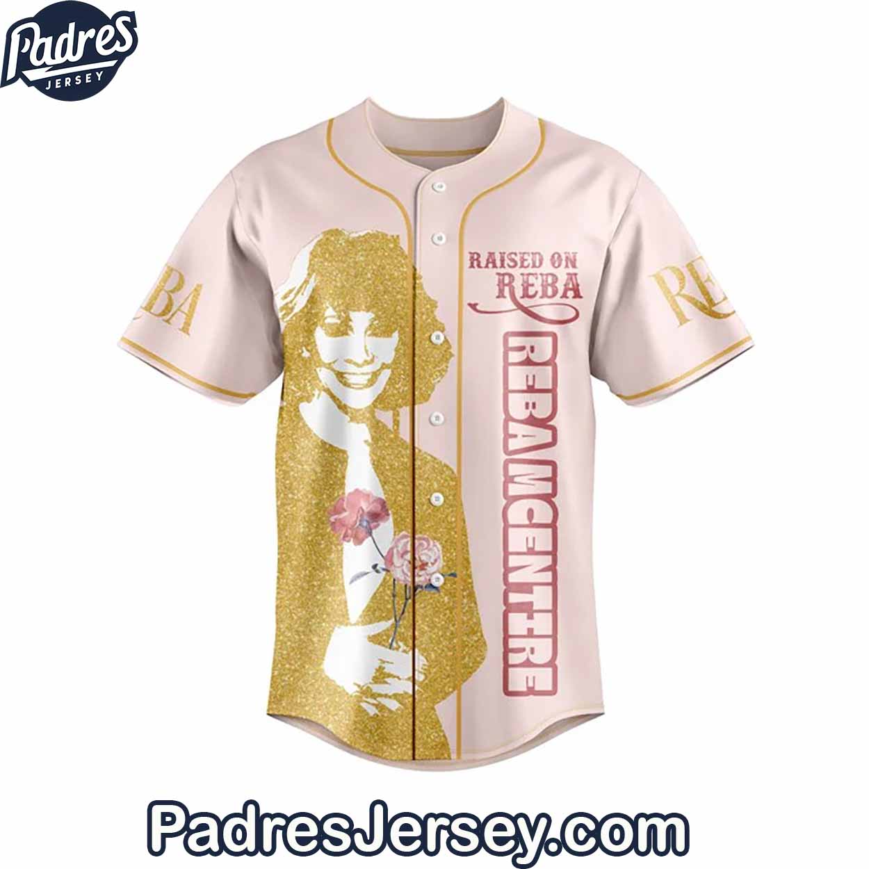 Raised on Reba Country Music Reba McEntire Baseball Jersey Outfit - Padres Jersey Oasis: Elevate Your Baseball Style Game