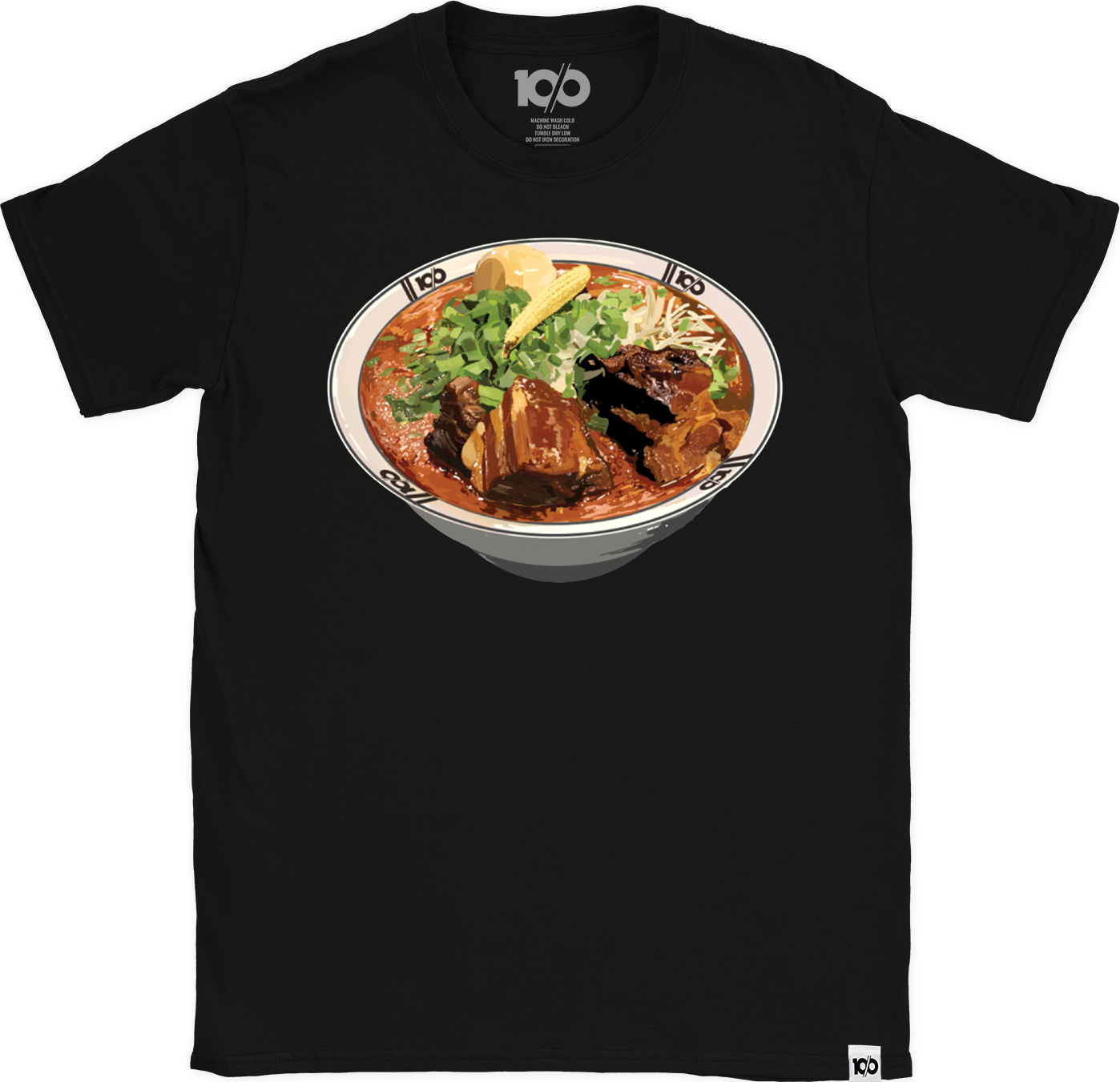 ten/o - 'Ramen' T-Shirt - Black