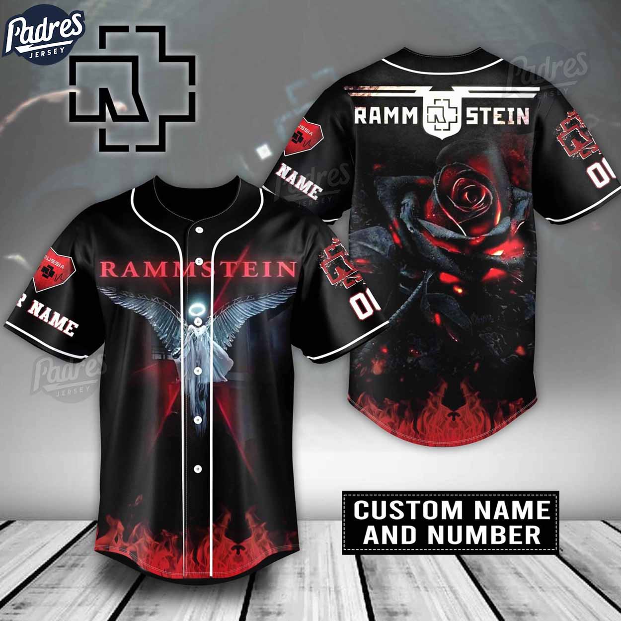 Rammstein Band Personalized Baseball Jersey Shirt - Padres Jersey Oasis: Elevate Your Baseball Style Game