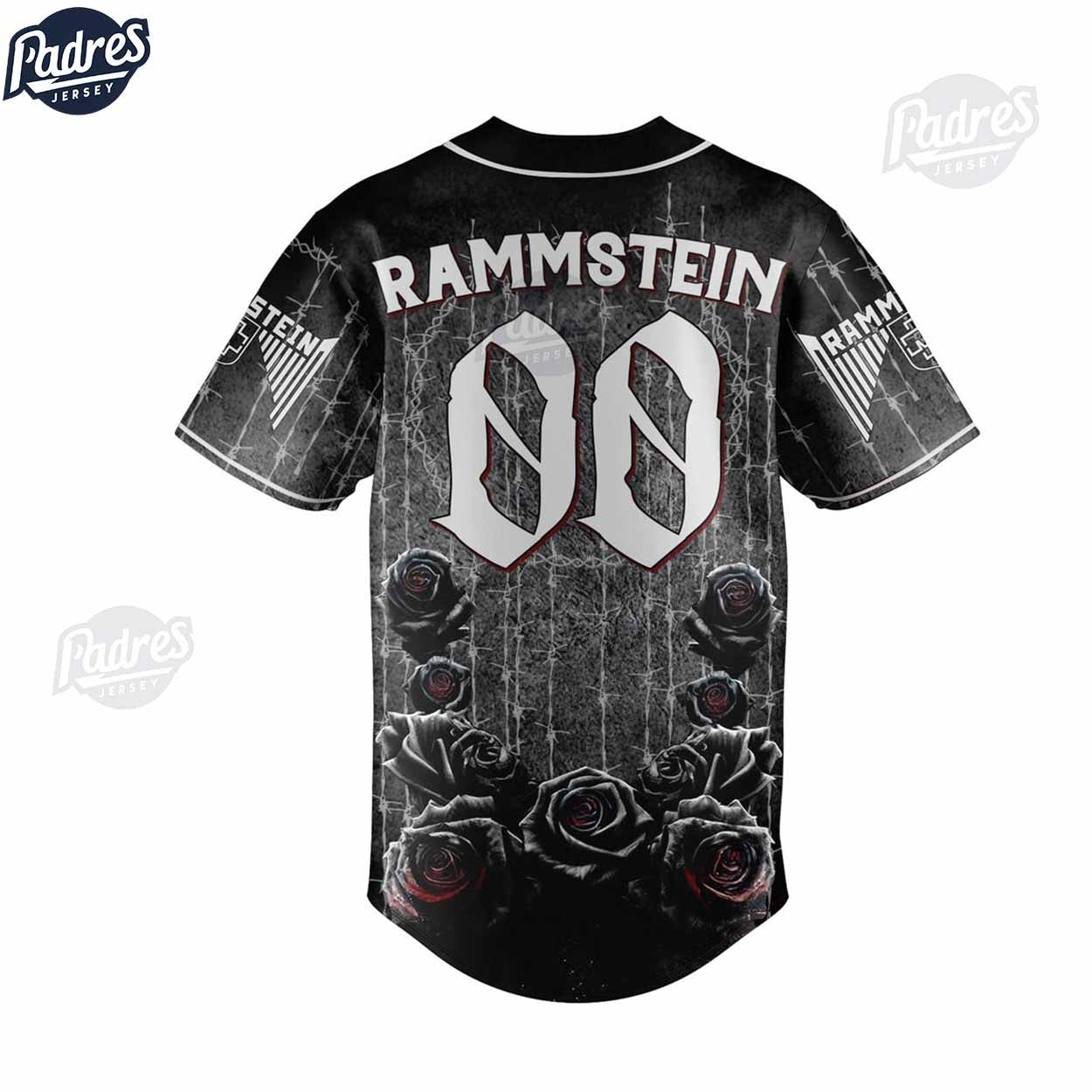 Rammstein Skull Custom Baseball Jersey - Padres Jersey Oasis: Elevate Your Baseball Style Game