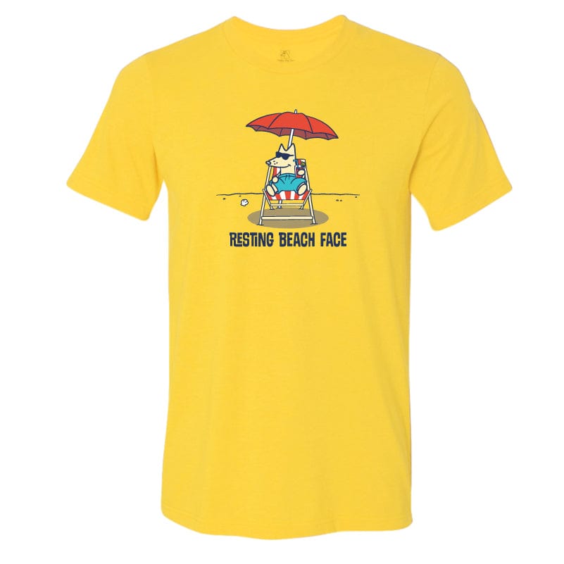 Resting Beach Face - Lightweight Tee