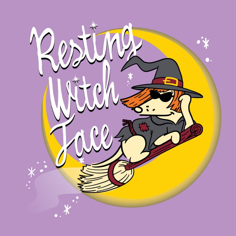 Resting Witch Face - Ladies T-Shirt V-Neck