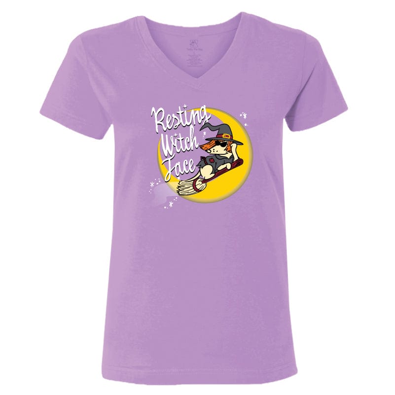 Resting Witch Face - Ladies T-Shirt V-Neck