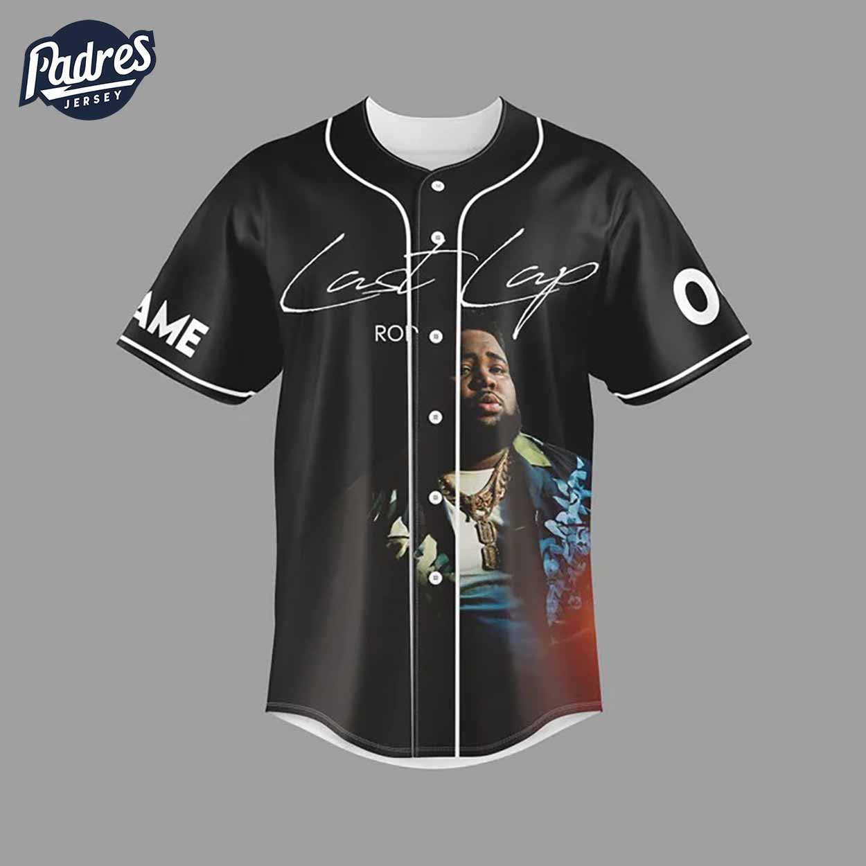 Rod Wave Last Lap Custom Baseball Jersey - Padres Jersey Oasis: Elevate Your Baseball Style Game