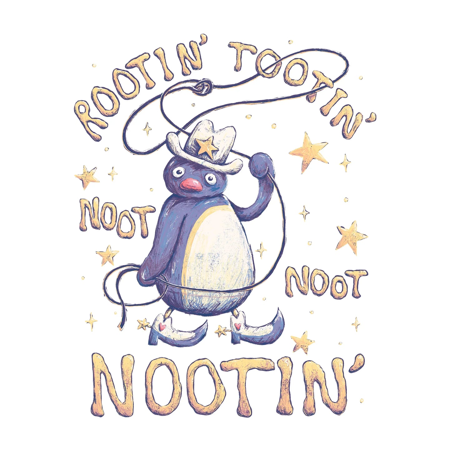 Rootin' Tootin' Nootin' Oversized Tee