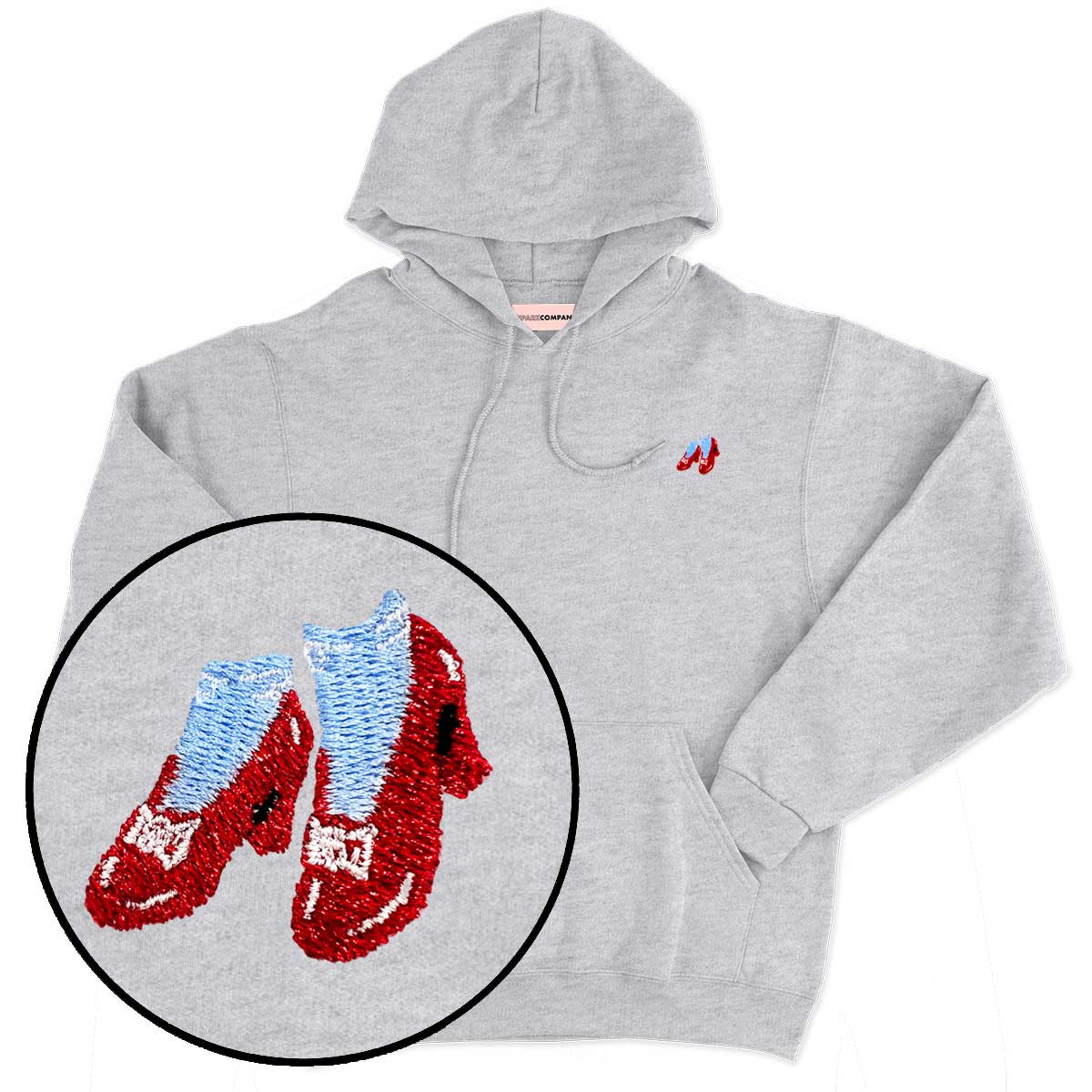 Ruby Slippers Embroidered Hoodie
