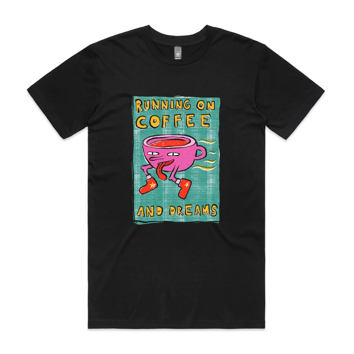 Running On Coffee And Dreams Tee