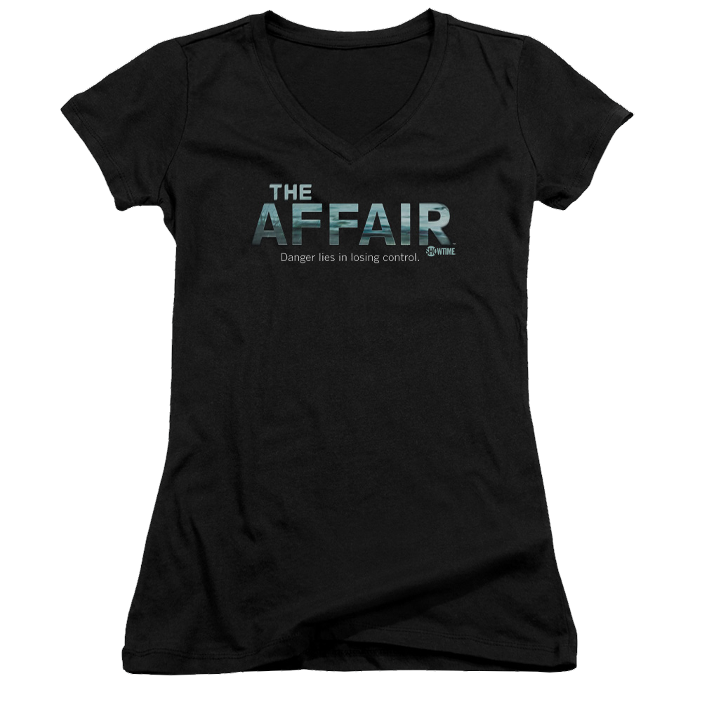Affair Ocean Logo - Juniors V-Neck T-Shirt