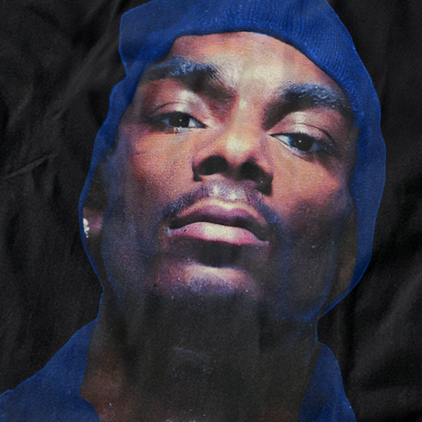 VINTAGE SN00P 'BEWARE' 1993 HEAVYWEIGHT BLACK T-SHIRT