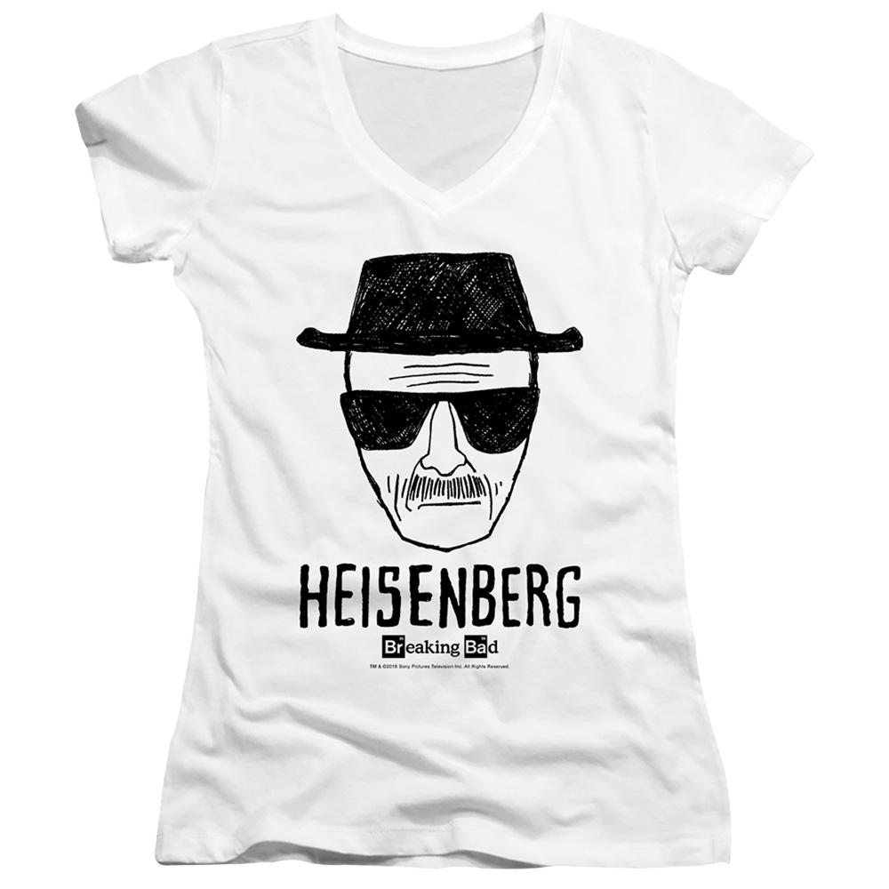 Breaking Bad Heisenberg - Juniors V-Neck T-Shirt