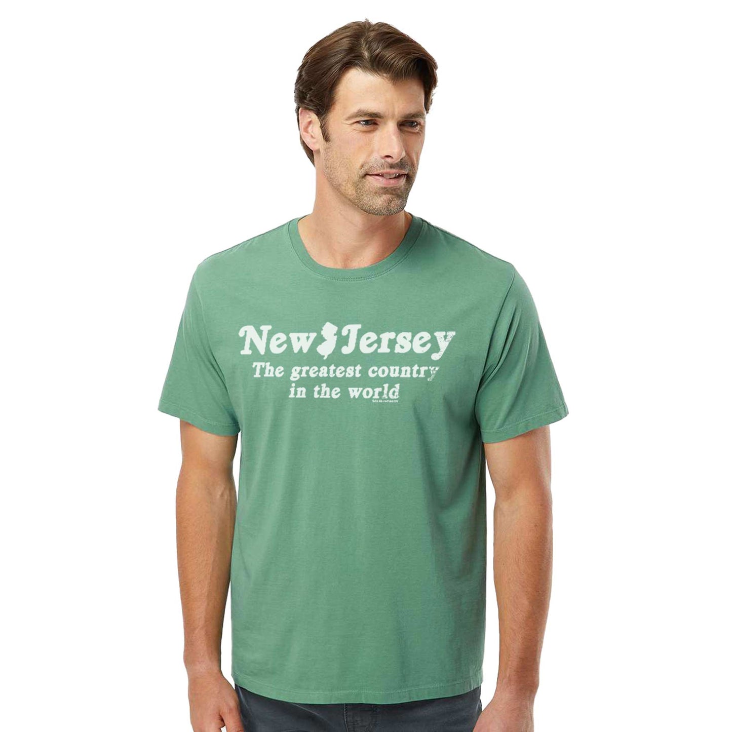 New Jersey The Greatest Country In The World Organic Cotton T-shirt