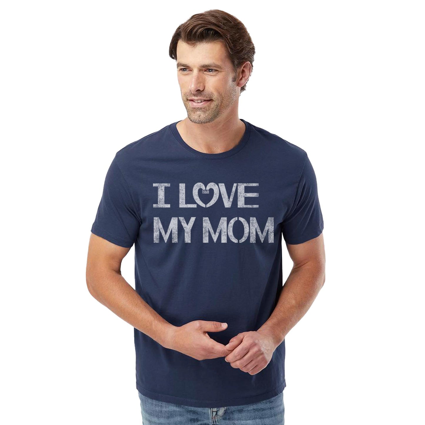 I Love My Mom Organic Cotton T-shirt