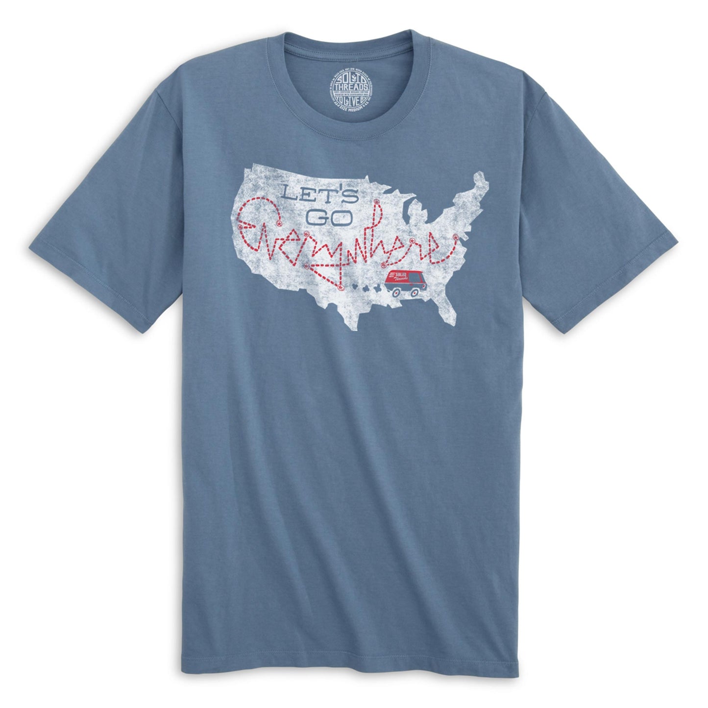 Let's Go Everywhere Organic Cotton T-shirt