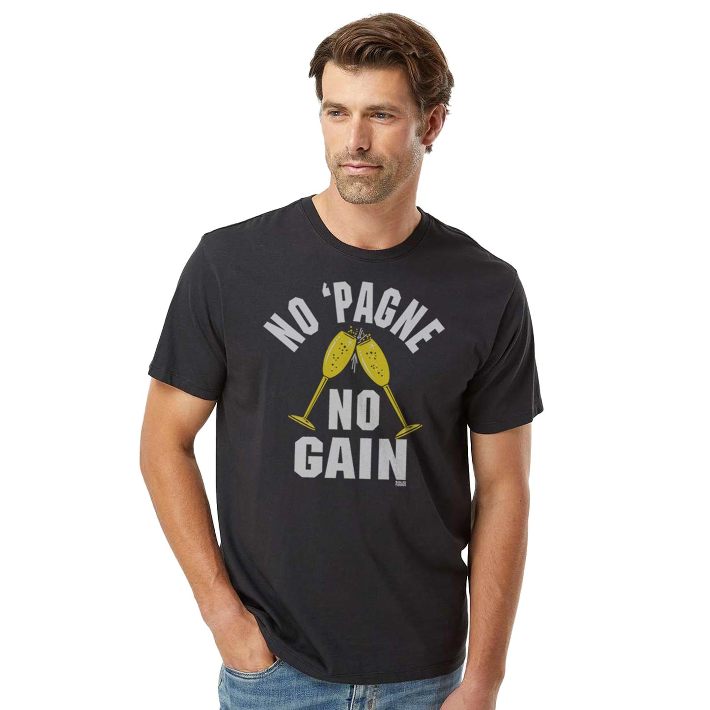 No Pagne No Gain Organic Cotton T-shirt