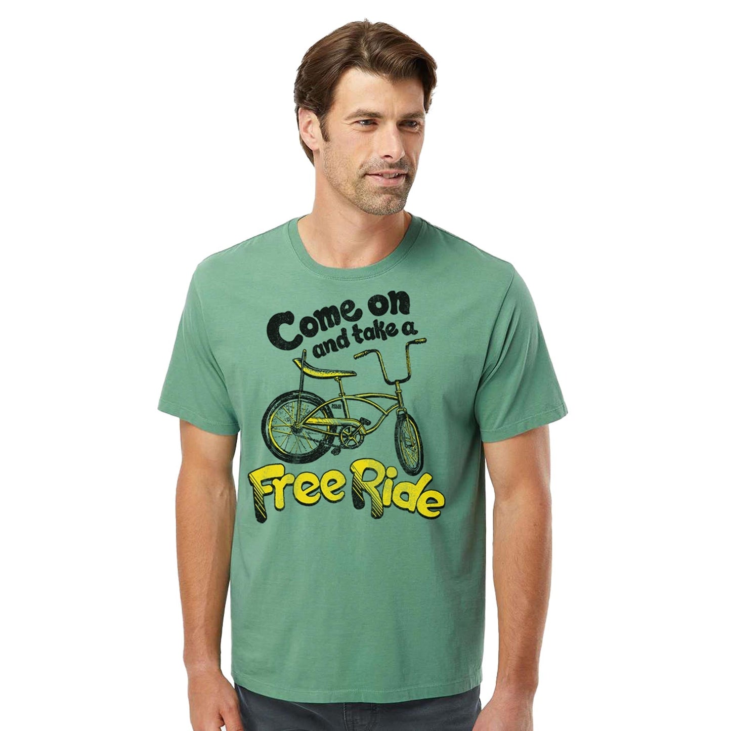 Come On and Take a Free Ride Organic Cotton T-shirt