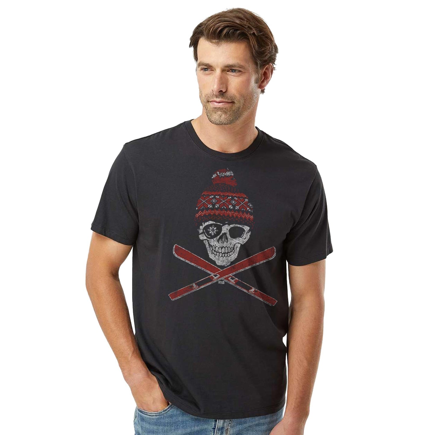 Ski Skull Organic Cotton T-shirt