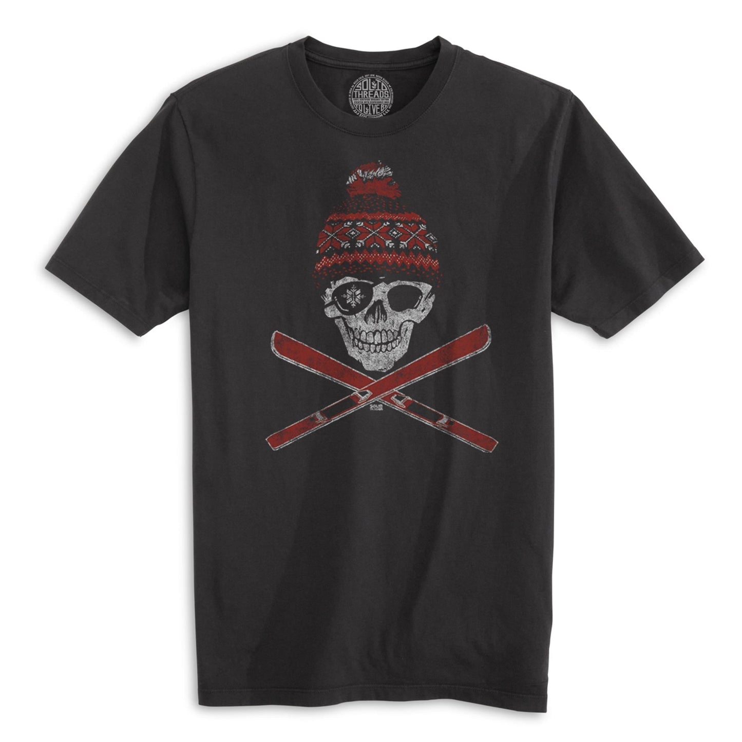 Ski Skull Organic Cotton T-shirt