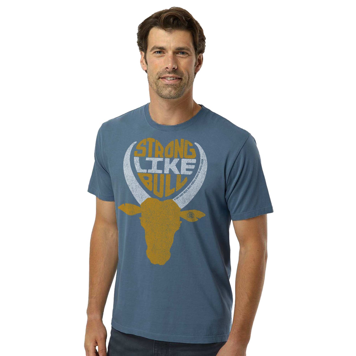 Strong Like Bull | Supports World Health Organic Cotton T-shirt