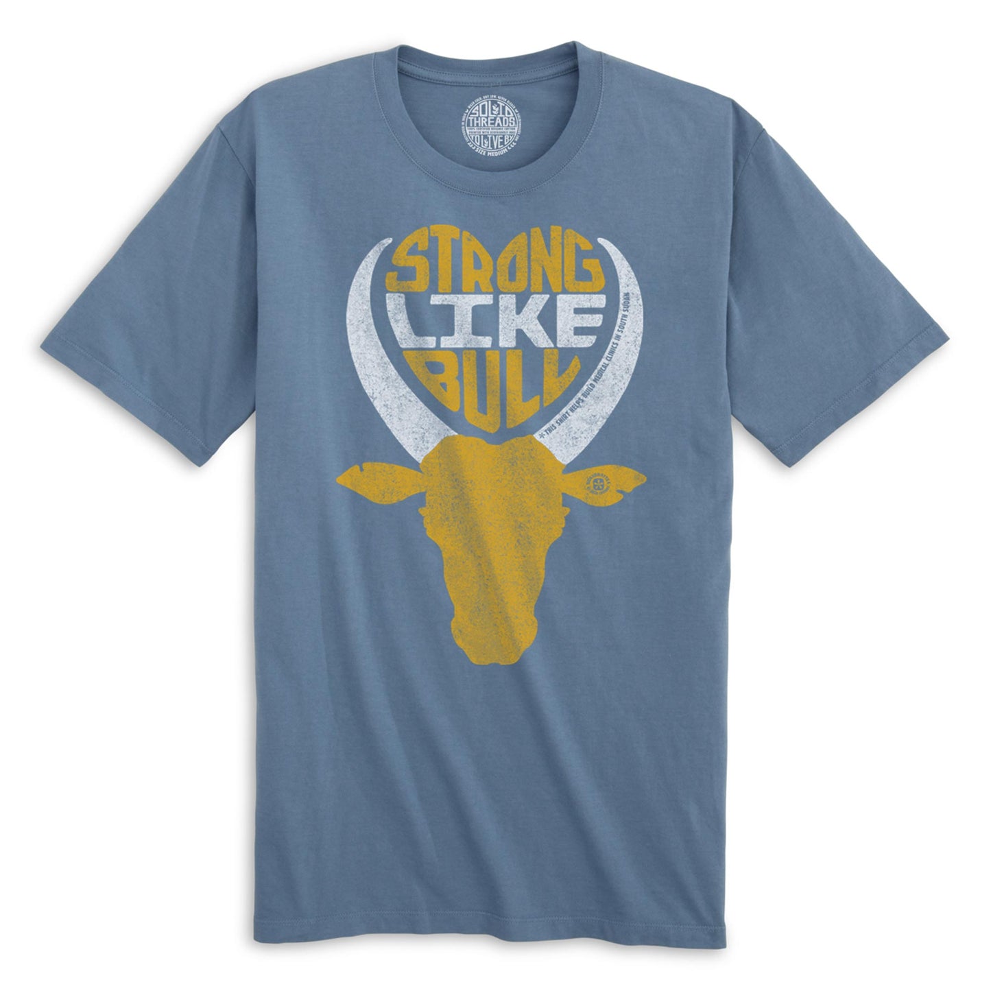 Strong Like Bull | Supports World Health Organic Cotton T-shirt