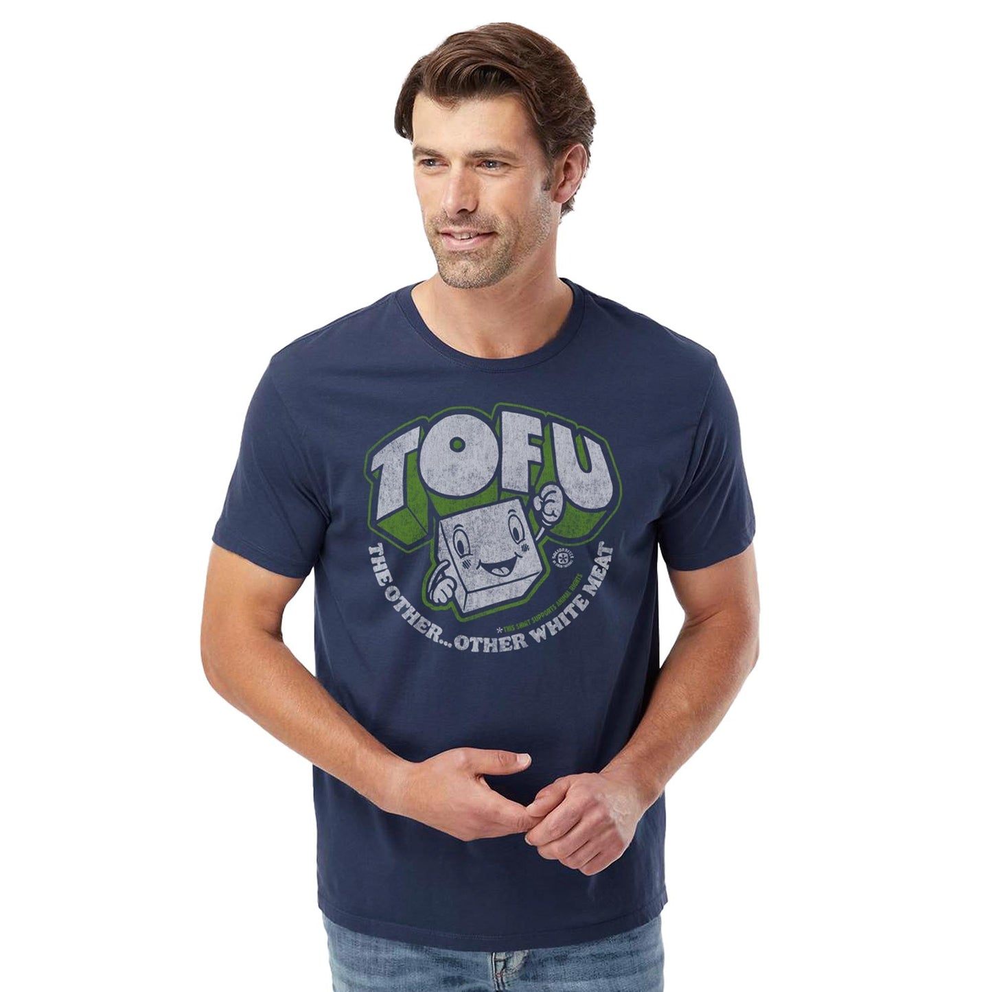 Tofu,The Other Other White Meat | Supports Animal Rights Organic Cotton T-shirt