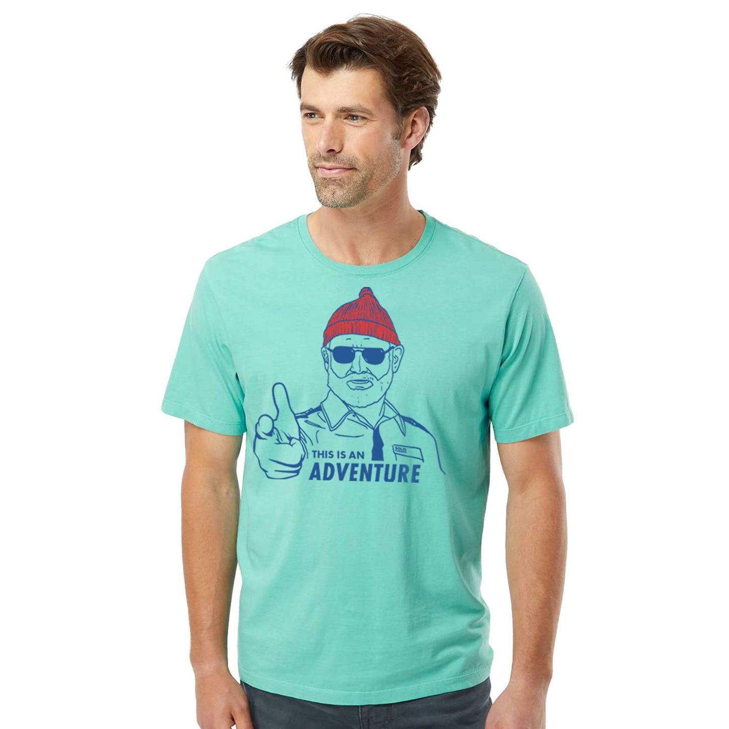 Steve Zissou This is an Adventure Organic Cotton T-shirt