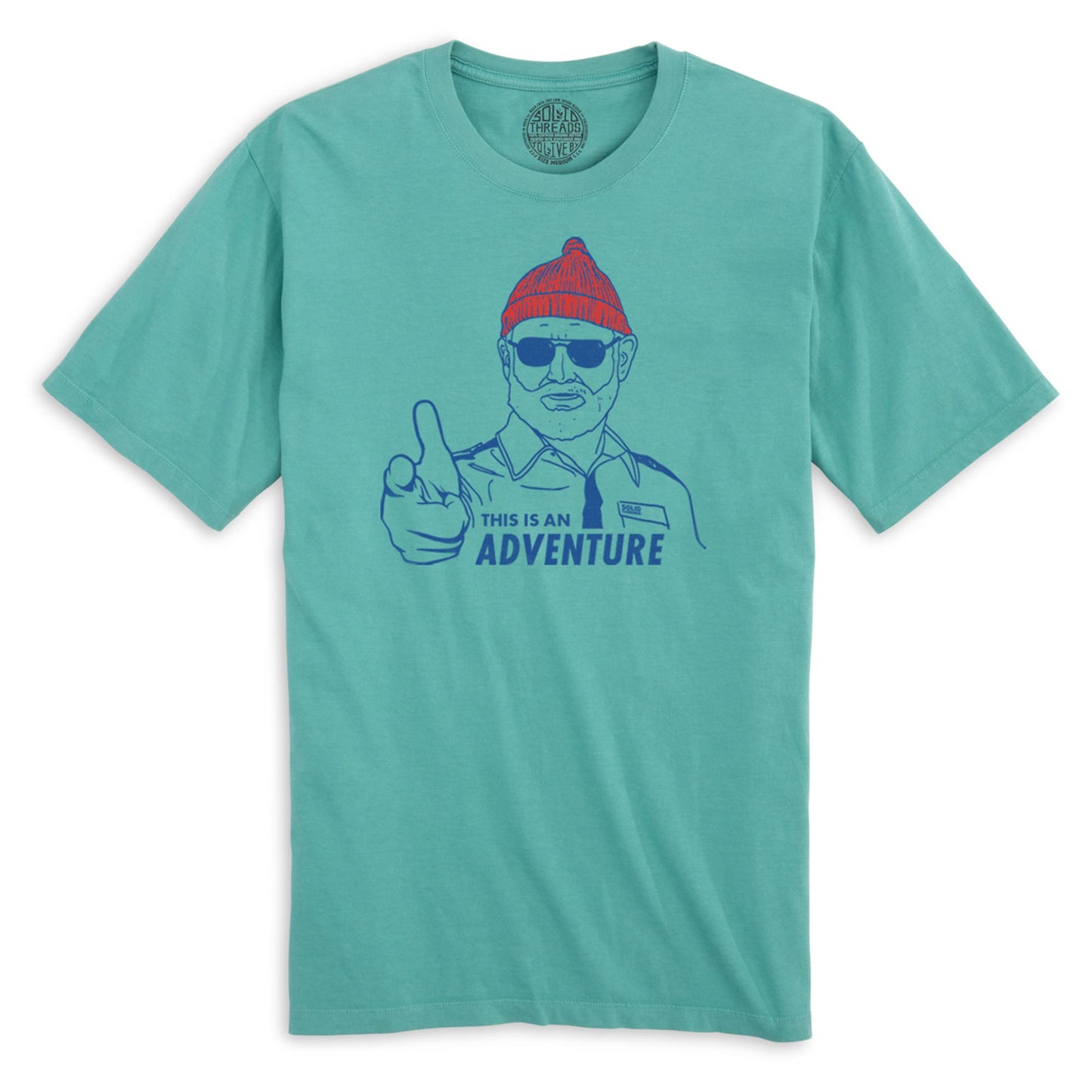 Steve Zissou This is an Adventure Organic Cotton T-shirt