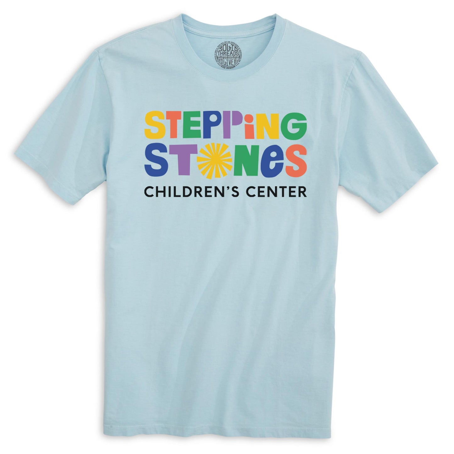 Stepping Stones Rainbow Sunburst Organic Cotton T-shirt