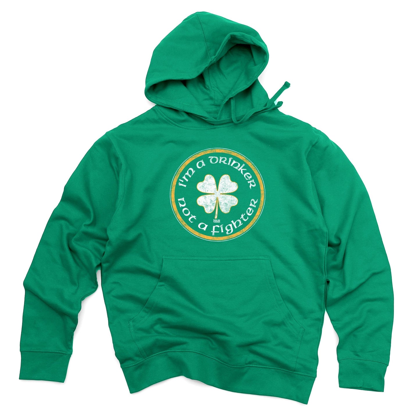 Unisex I'm a Drinker Not a Fighter Midweight Pullover Hoodie