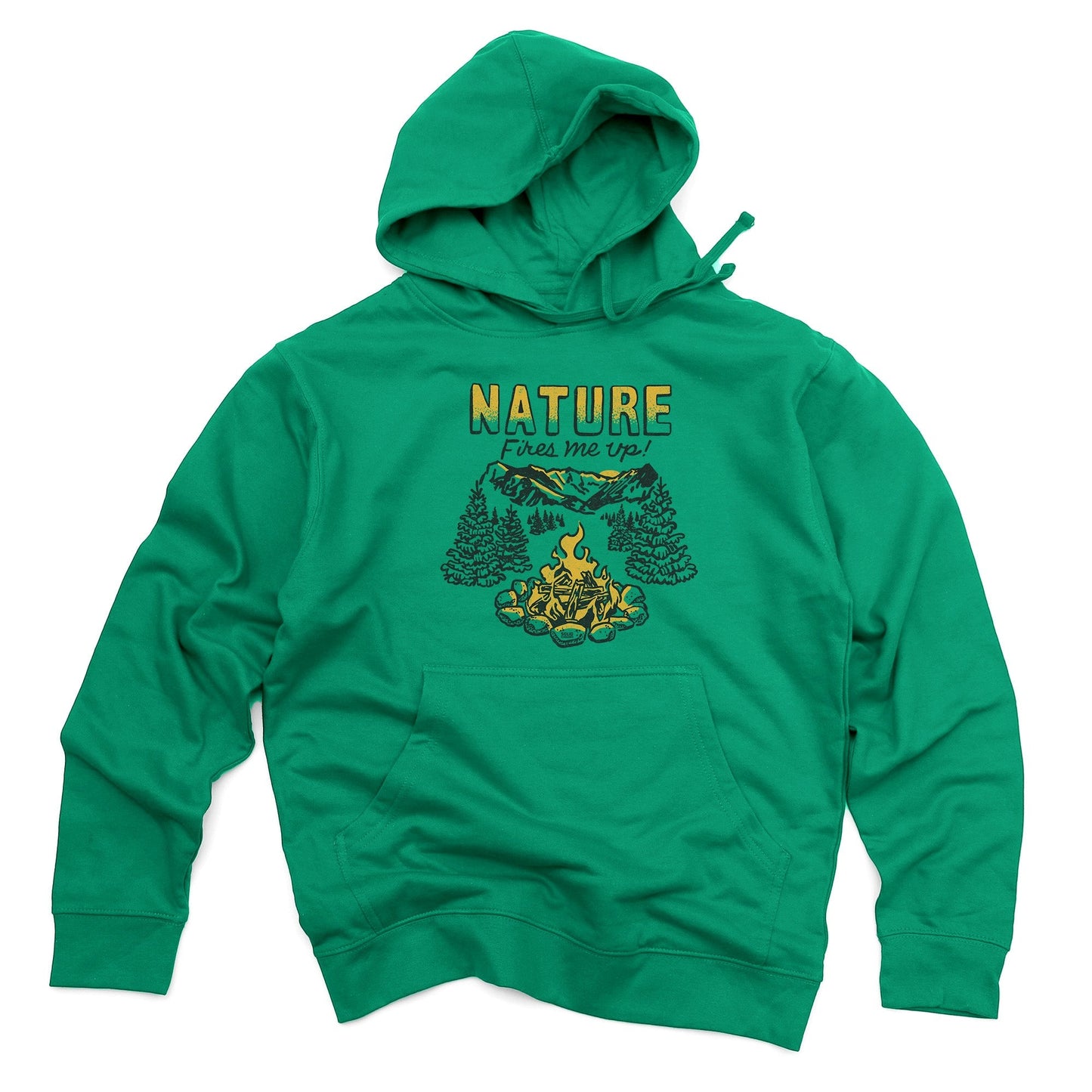 Unisex Nature Fires Me Up Midweight Pullover Hoodie