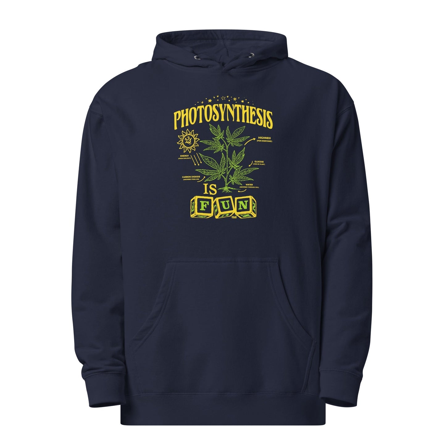 Unisex Photosynthesis is Fun Midweight Pullover Hoodie