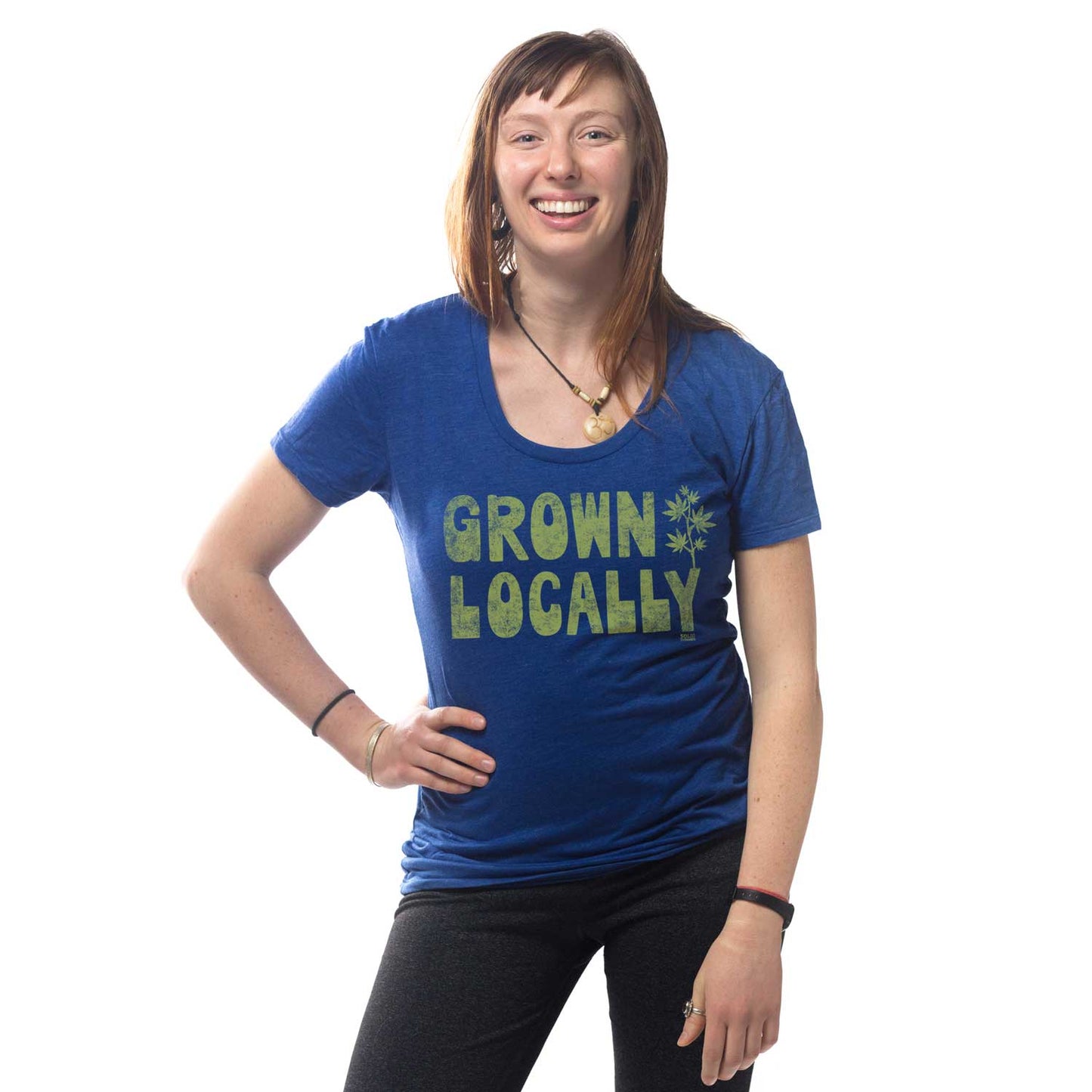 Women's Ganja Grown Locally  T-shirt