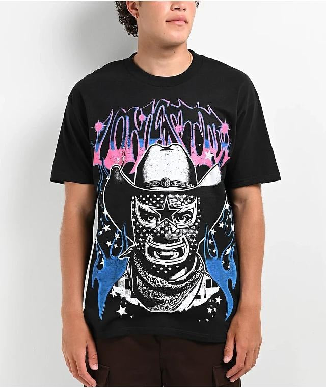[Sale up to 50%]  Lonestar by That Mexican OT Cowboy Black T-Shirt