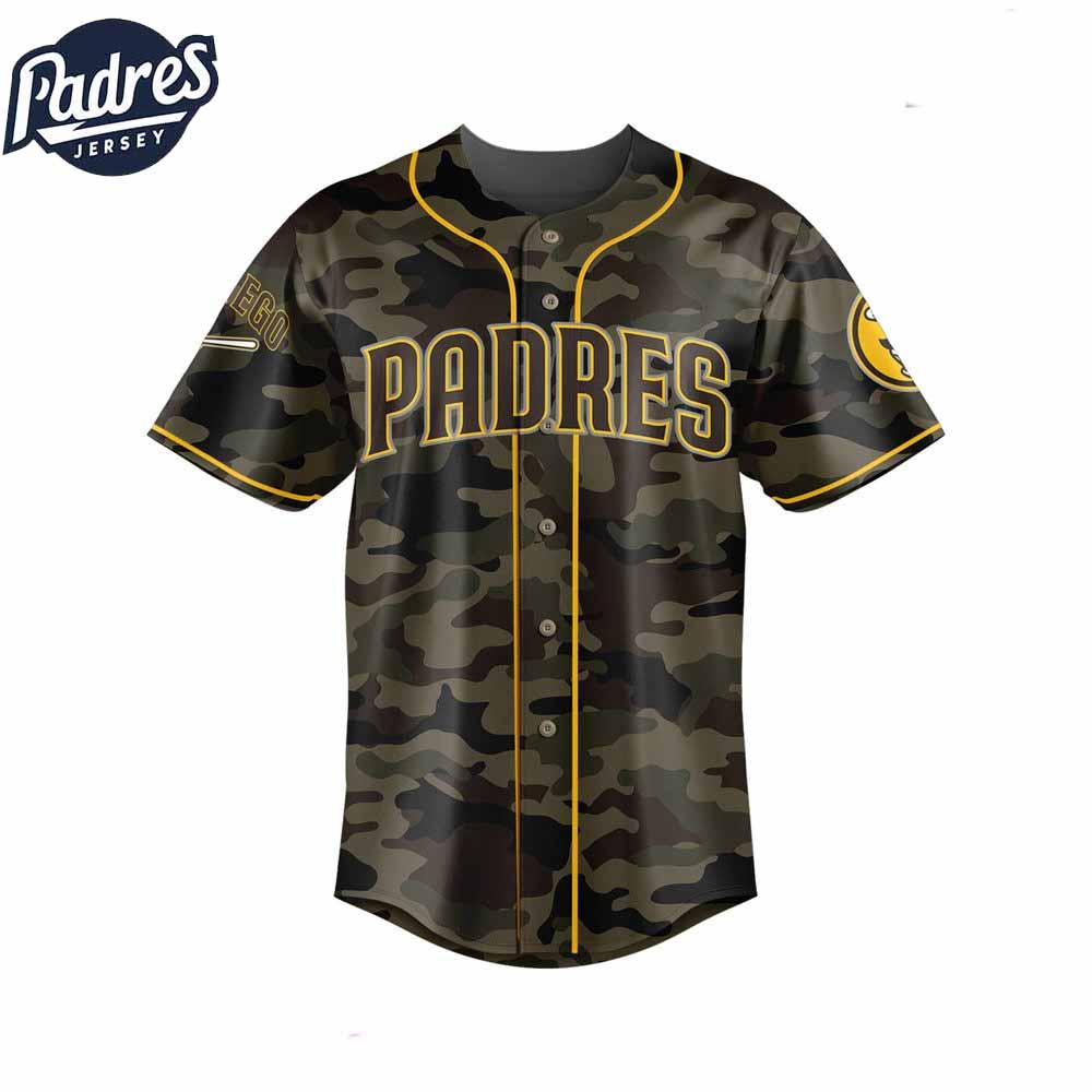San Diego Padres Camo Custom Baseball Jersey Style - Padres Jersey Oasis: Elevate Your Baseball Style Game