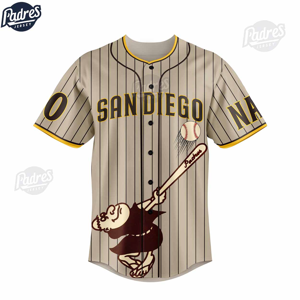 San Diego Padres Custom Baseball Jersey Style - Padres Jersey Oasis: Elevate Your Baseball Style Game