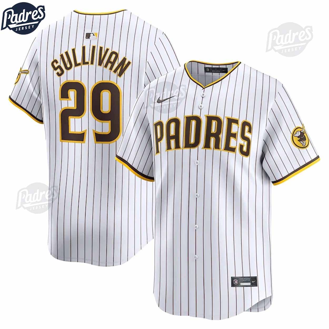 San Diego Padres Sullivan Baseball Jersey - Padres Jersey Oasis: Elevate Your Baseball Style Game