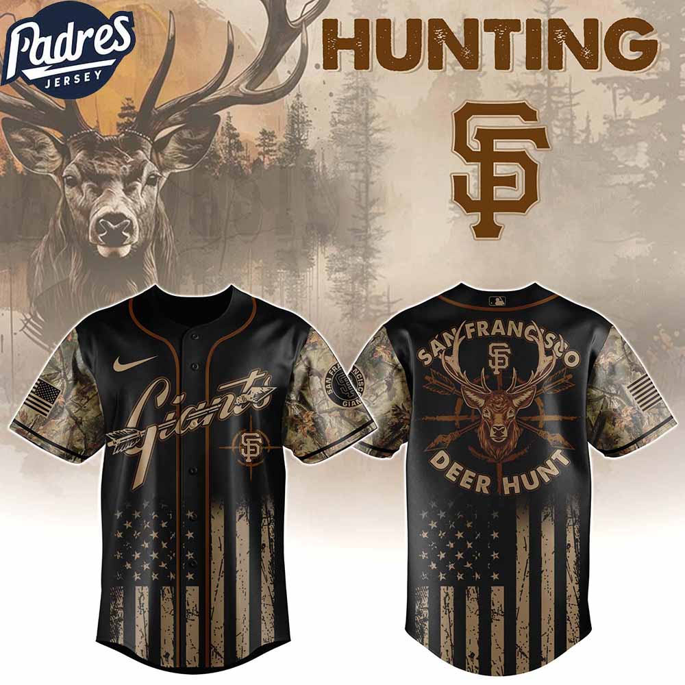 San Francisco Giants MLB X Deer Hunting Personalized Baseball Jersey - Padres Jersey Oasis: Elevate Your Baseball Style Game
