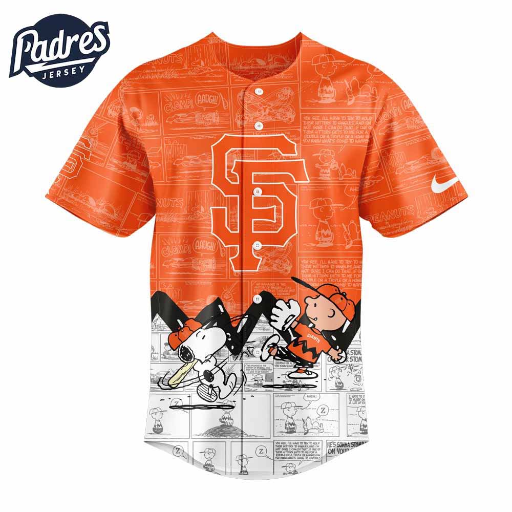 San Francisco Giants x Snoopy 75th Anniversary Baseball Jersey - Padres Jersey Oasis: Elevate Your Baseball Style Game