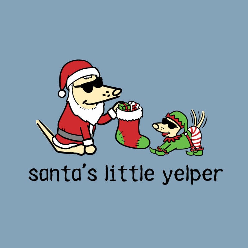 Santa's Little Yelper  - Youth Short Sleeve T-Shirt