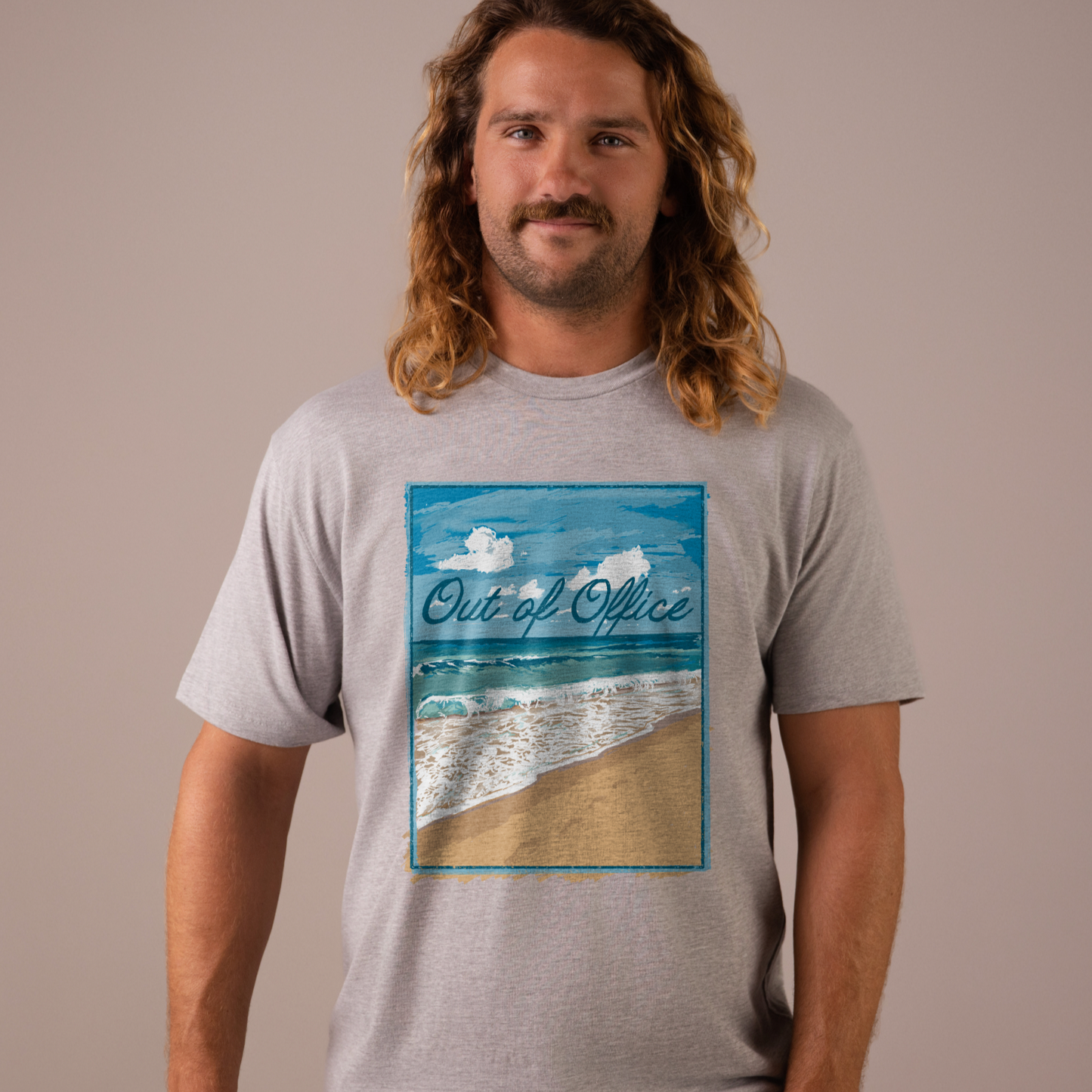 OOO Beach Painting T Shirt