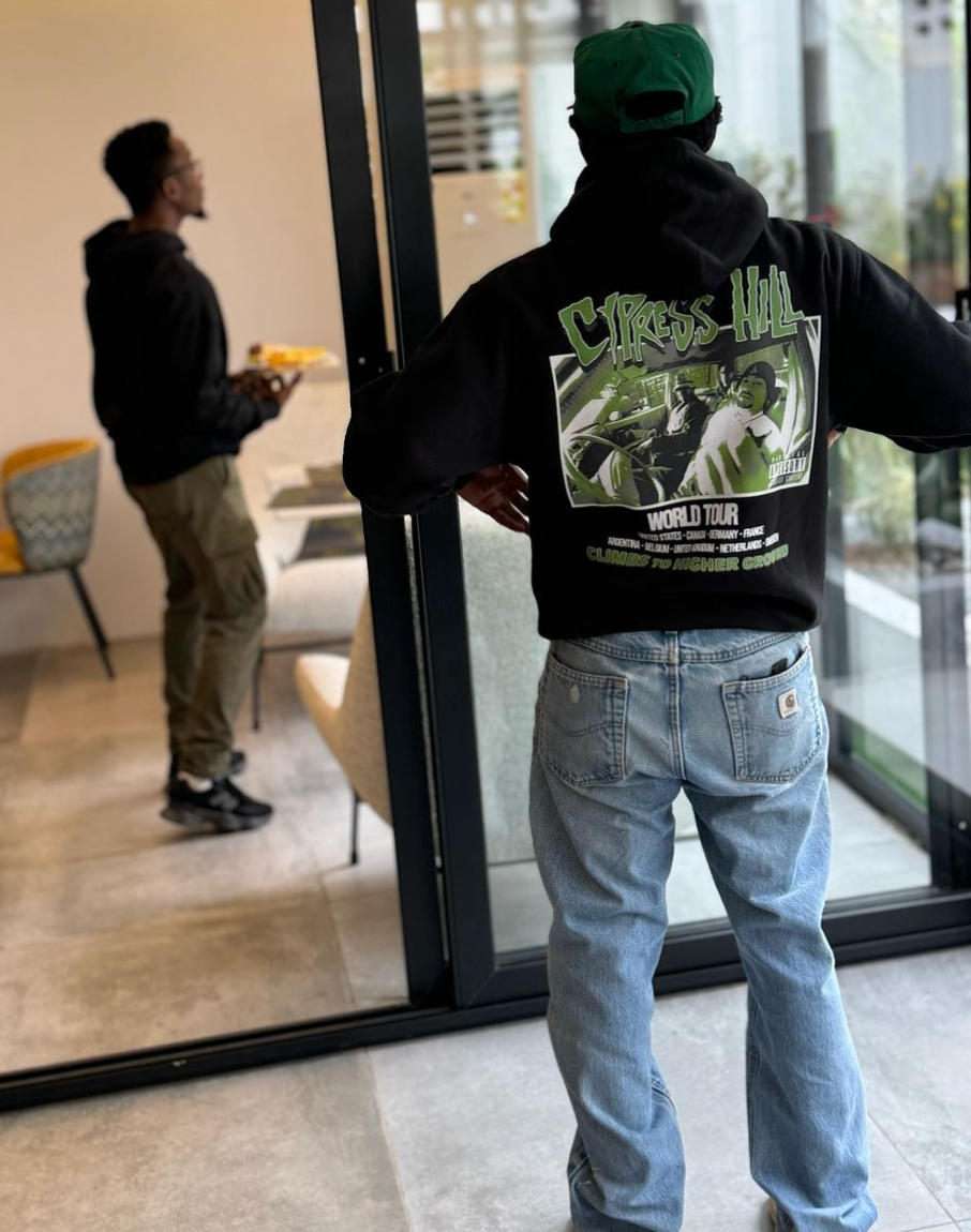 CYPRESS HILL HEAVYWEIGHT BLACK HOODIE