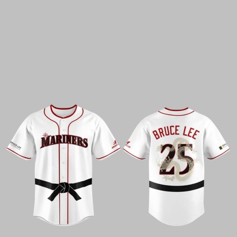 Seattle Mariners Bruce Lee Night Jersey - Grishko.com
