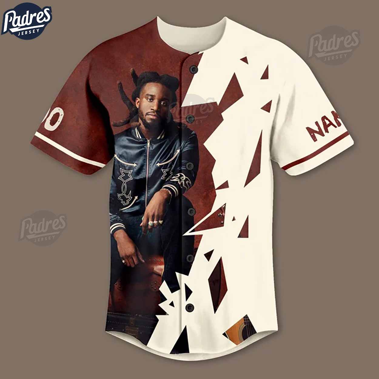 Shaboozey Custom Baseball Jersey - Padres Jersey Oasis: Elevate Your Baseball Style Game