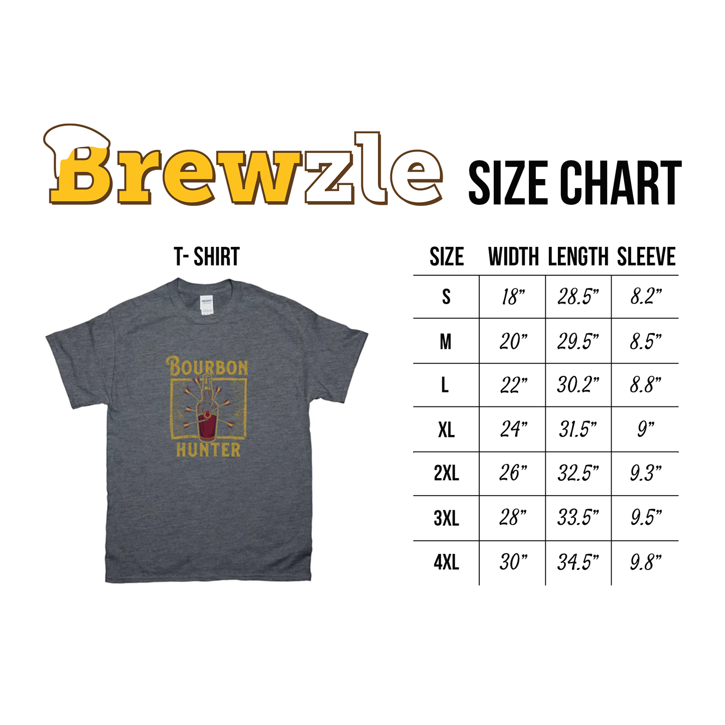Bourbon Hunter T-shirt - Dark Heather