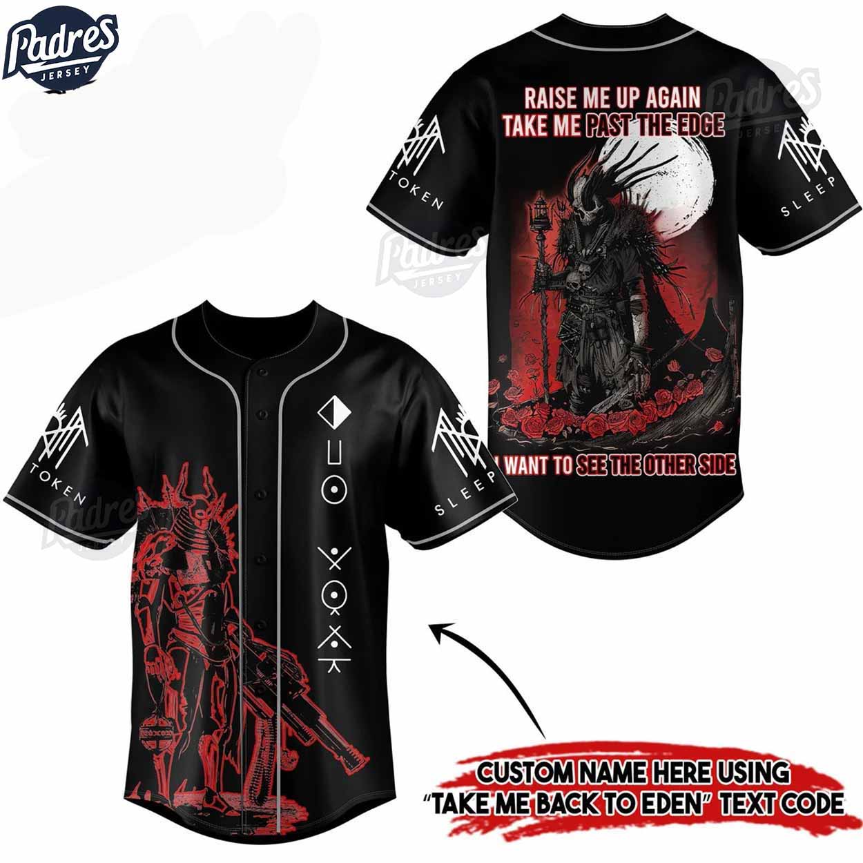 Sleep Token Custom Baseball Jersey Style - Padres Jersey Oasis: Elevate Your Baseball Style Game