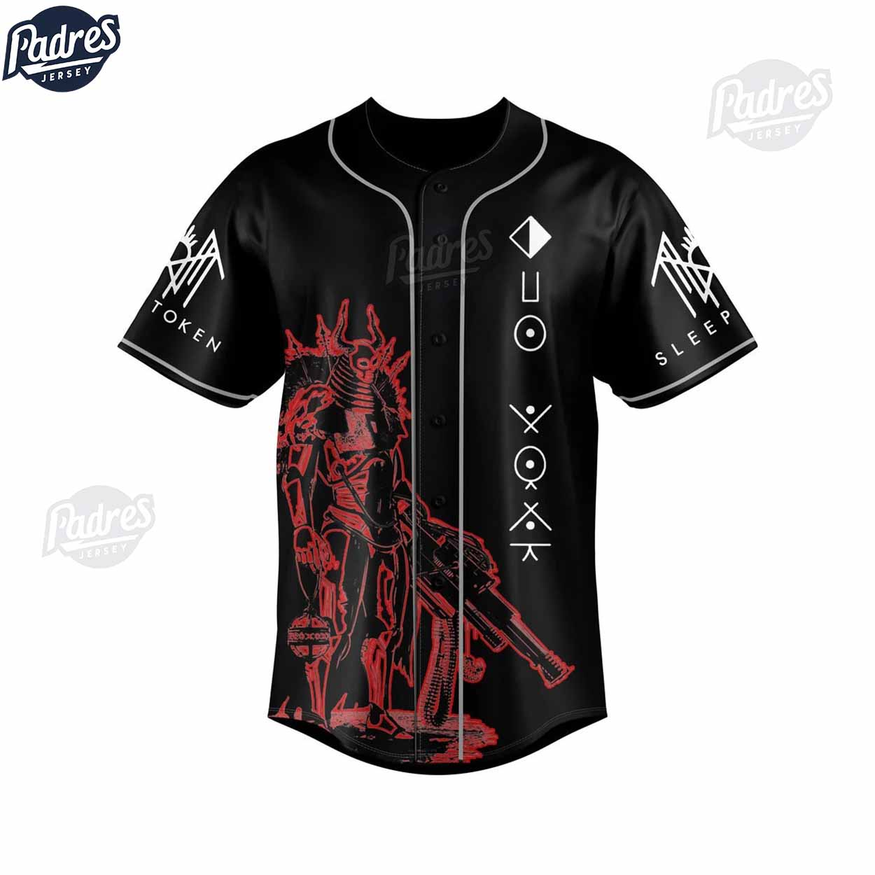 Sleep Token Custom Baseball Jersey Style - Padres Jersey Oasis: Elevate Your Baseball Style Game