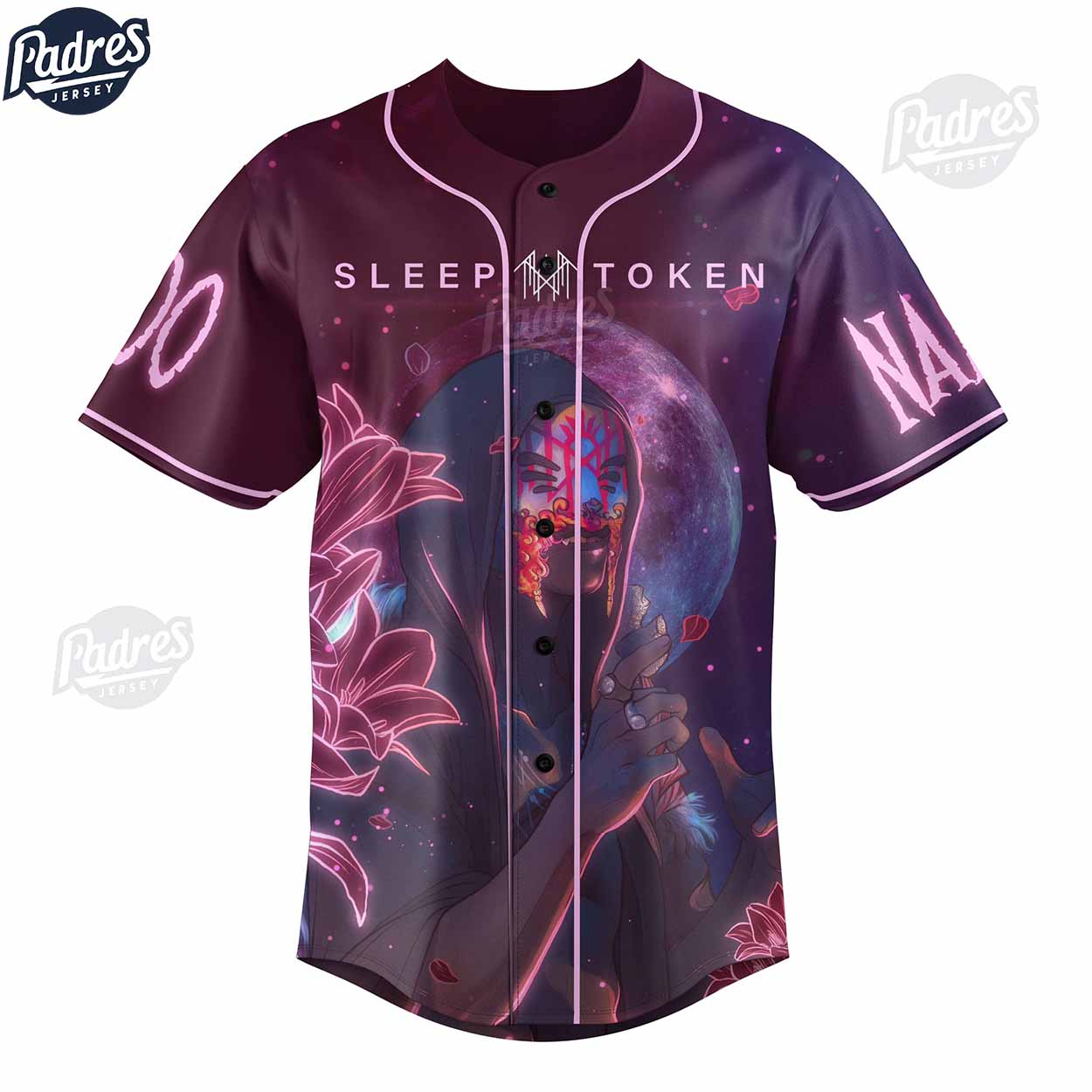 Sleep Token Personalized Baseball Jersey Style - Padres Jersey Oasis: Elevate Your Baseball Style Game