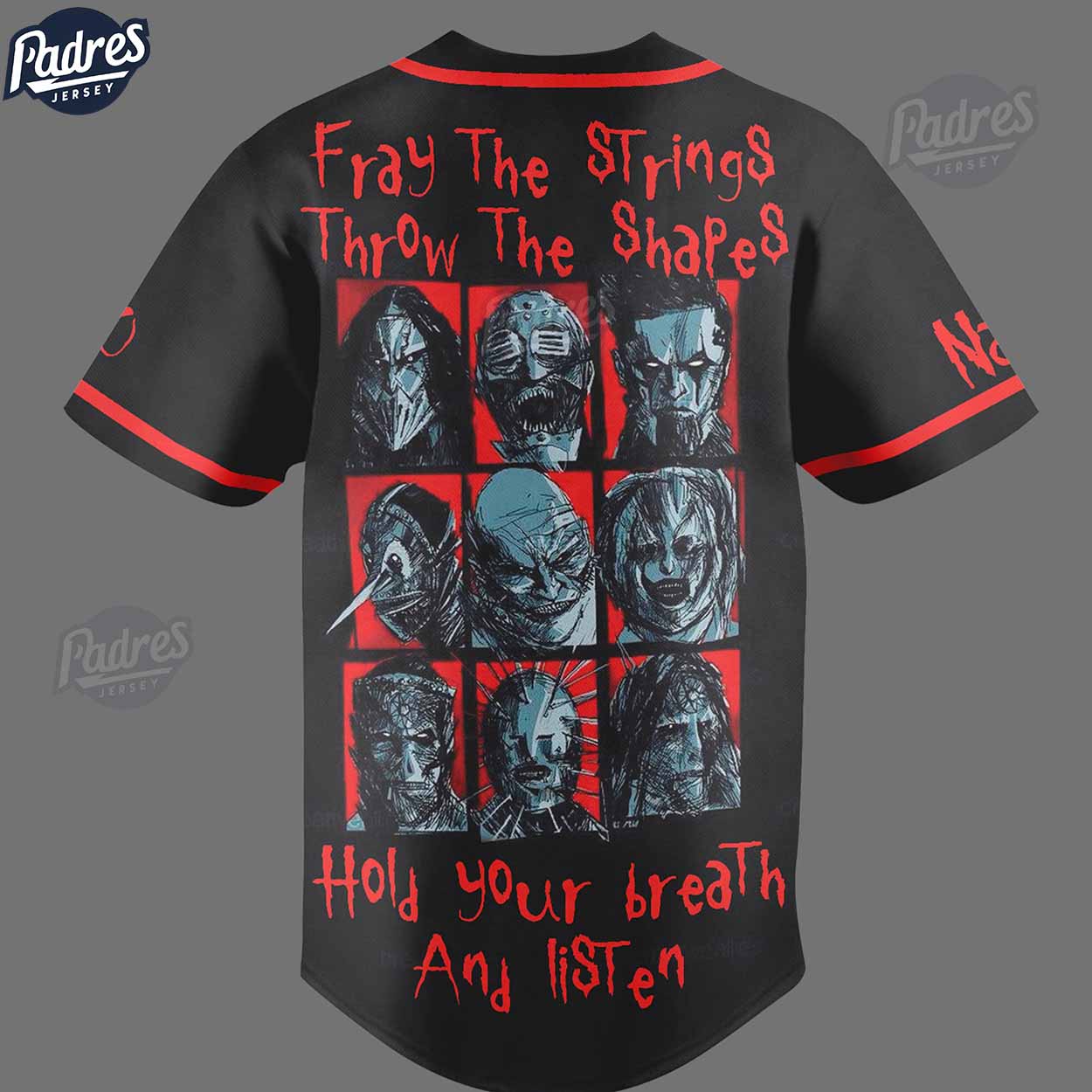 Slipknot Band Custom Baseball Jersey - Padres Jersey Oasis: Elevate Your Baseball Style Game