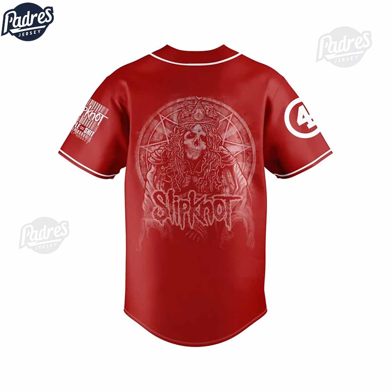 Slipknot Custom Red Baseball Jersey - Padres Jersey Oasis: Elevate Your Baseball Style Game