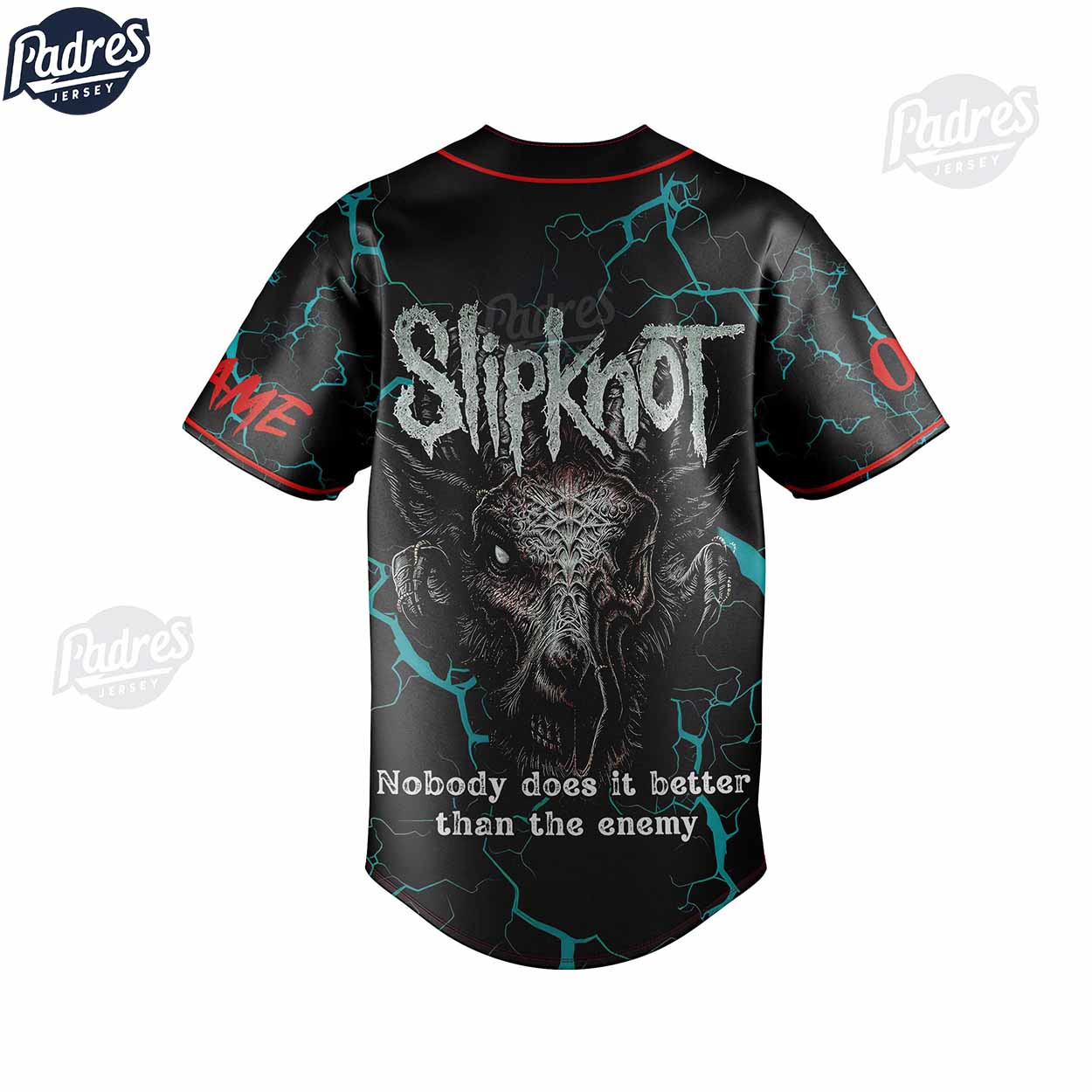 Slipknot Nobody Does It Better Than The Enemy Custom Baseball Jersey - Padres Jersey Oasis: Elevate Your Baseball Style Game