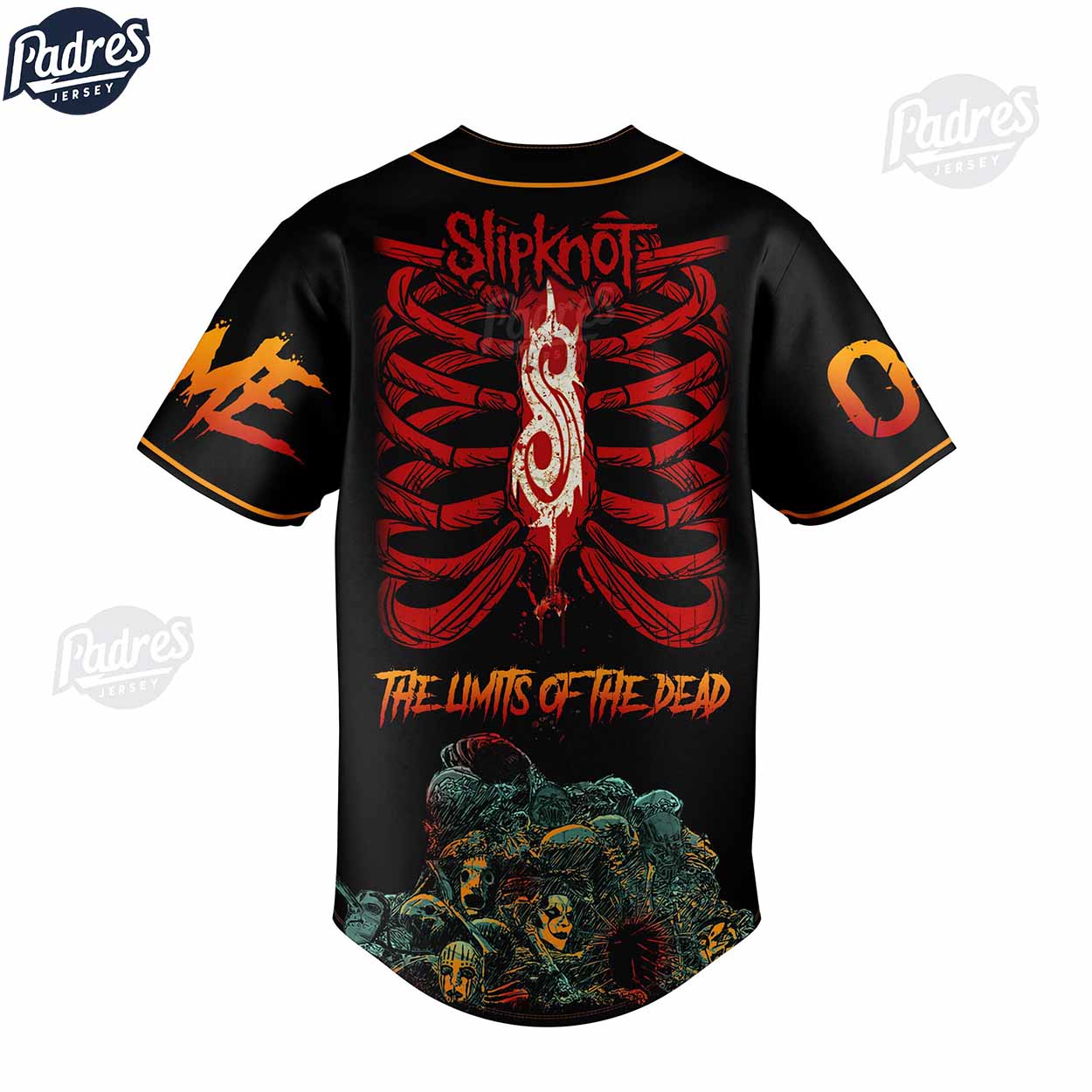 Slipknot Psychosocial Custom Baseball Jersey Style - Padres Jersey Oasis: Elevate Your Baseball Style Game